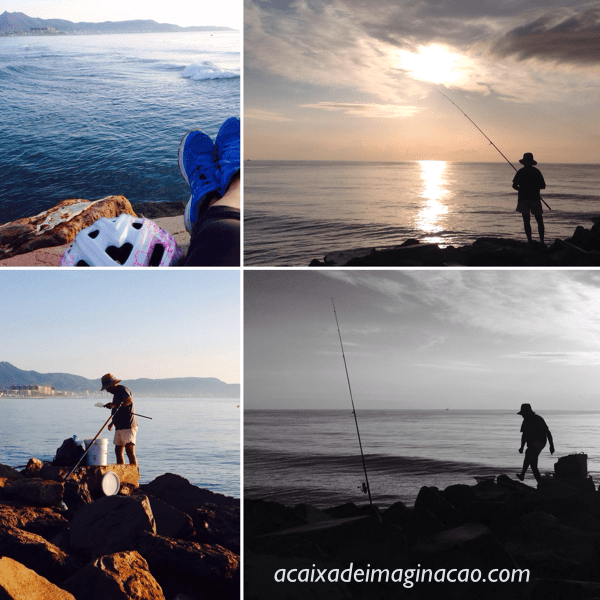 nacer del sol mediterráneo