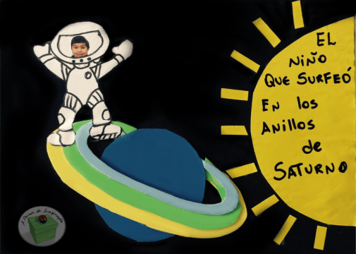 cuento el niño que surfeó en los Anillos de Saturno