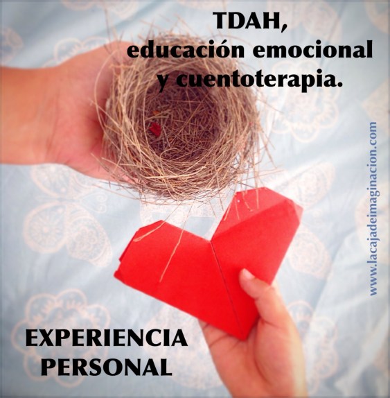 cuentoterapia educación emocional tdah, ayudar cuentos. la caja de imaginación, claudine bernardes