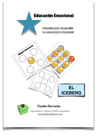 Tapa Actividad Iceberg - Educación Emocional - Claudine Bernardes